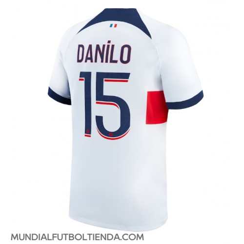 Camiseta Paris Saint-Germain Danilo Pereira #15 Segunda Equipación Replica 2023-24 mangas cortas